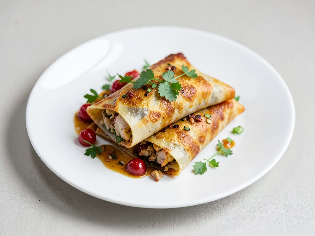 Wrap di pollo croccanti dall'air fryer