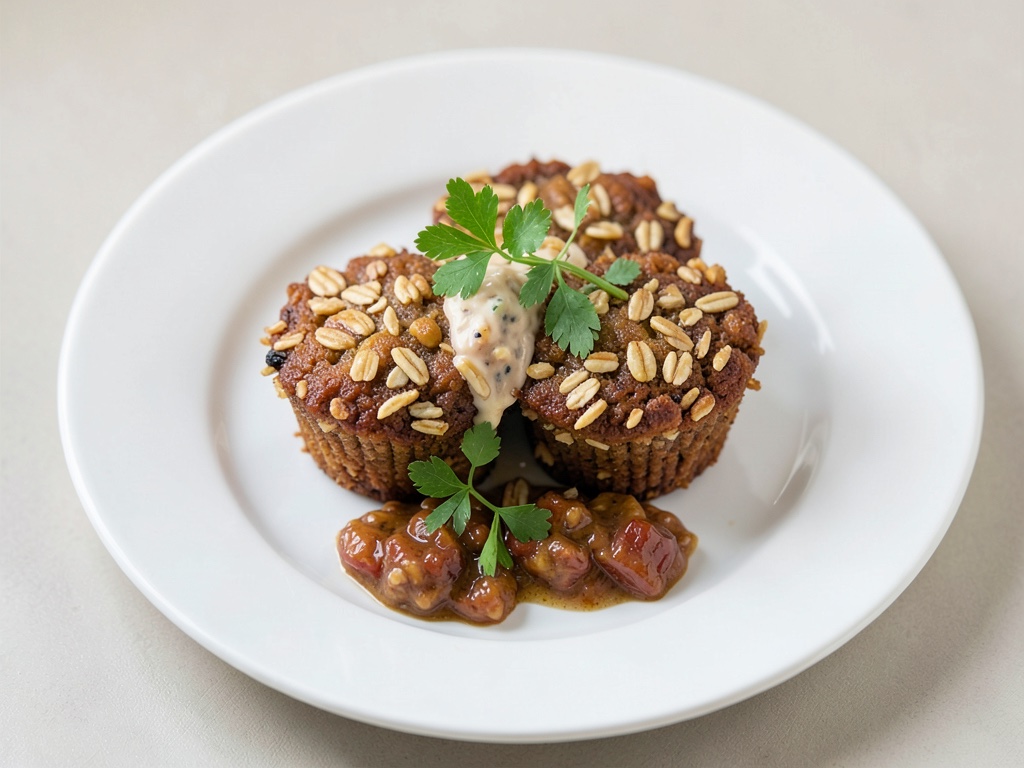 Muffin croccanti all'avena dall'air fryer