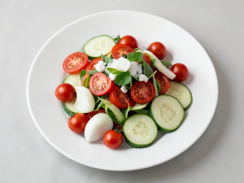 Insalata di pomodori turchese croccante