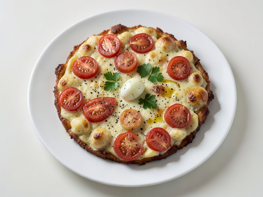 Gnocchi croccanti al forno con prosciutto e formaggio