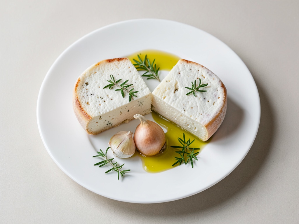 Formaggio di pecora al forno in carta stagnola