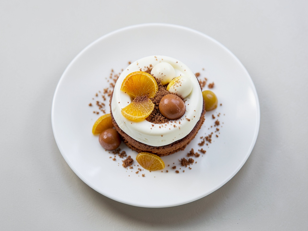 Parfait di pan di spezie con arance speziate