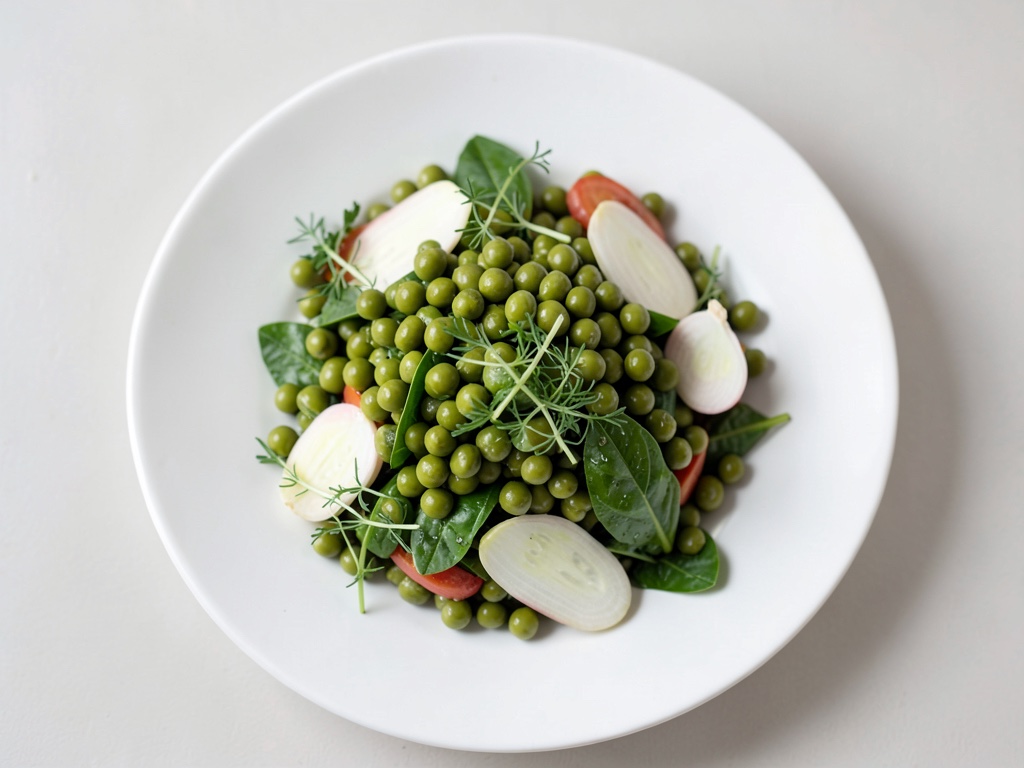 Salade de haricots frais à la marinade