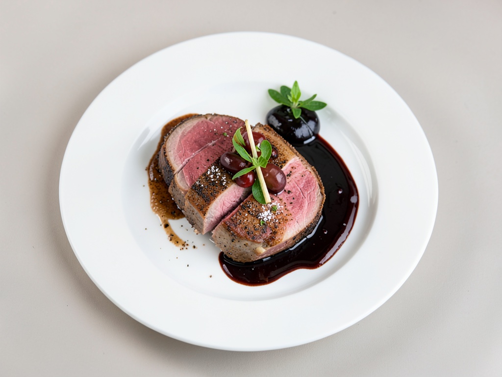 Tenero filetto di maiale con salsa al rosmarino e balsamico
