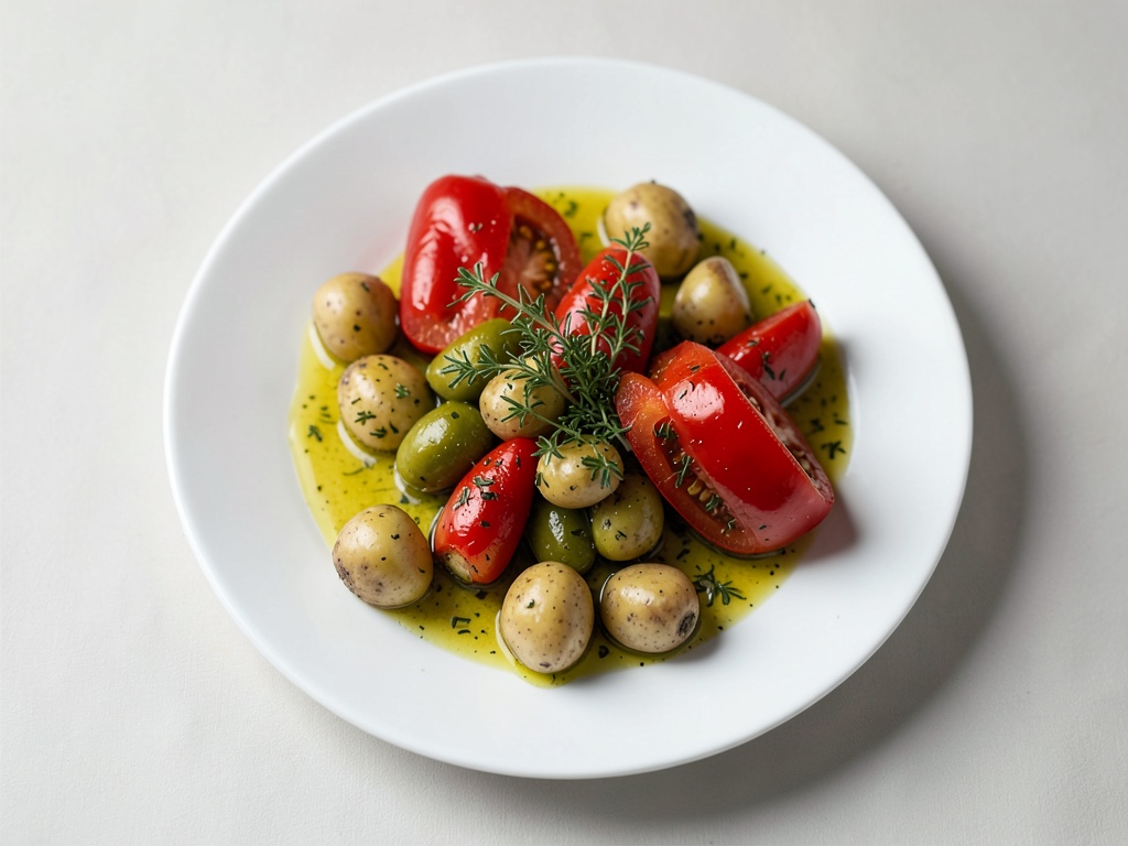 Verdure al forno mediterranee con Feta