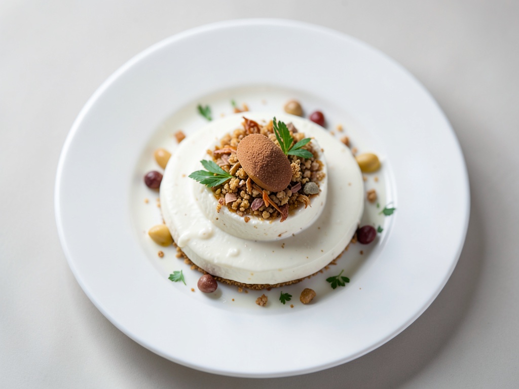 Dessert cremoso al formaggio e panna