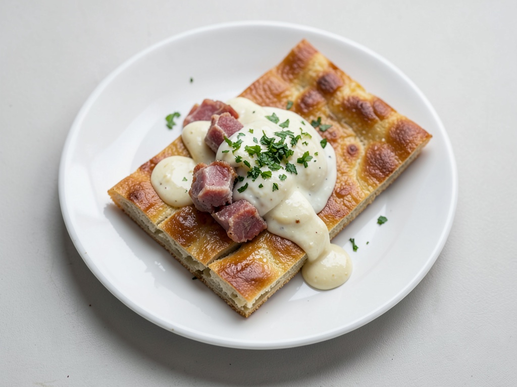 Palitos crujientes de hojaldre con jamón y queso