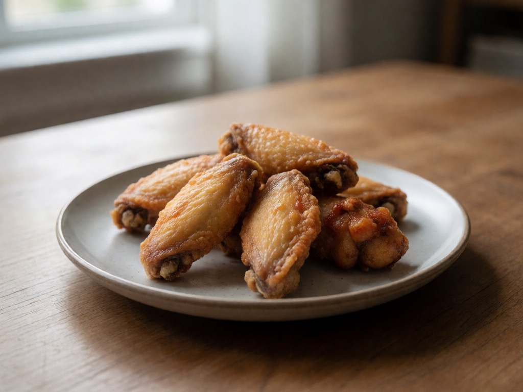 Chicken Wings mit Honig-Sriracha-Glaze in der Heißluftfritteuse