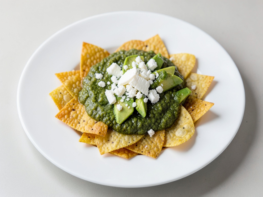 Chilaquiles mit grünem Salsa