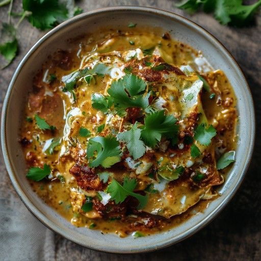 Chilaquiles mit grüner Salsa