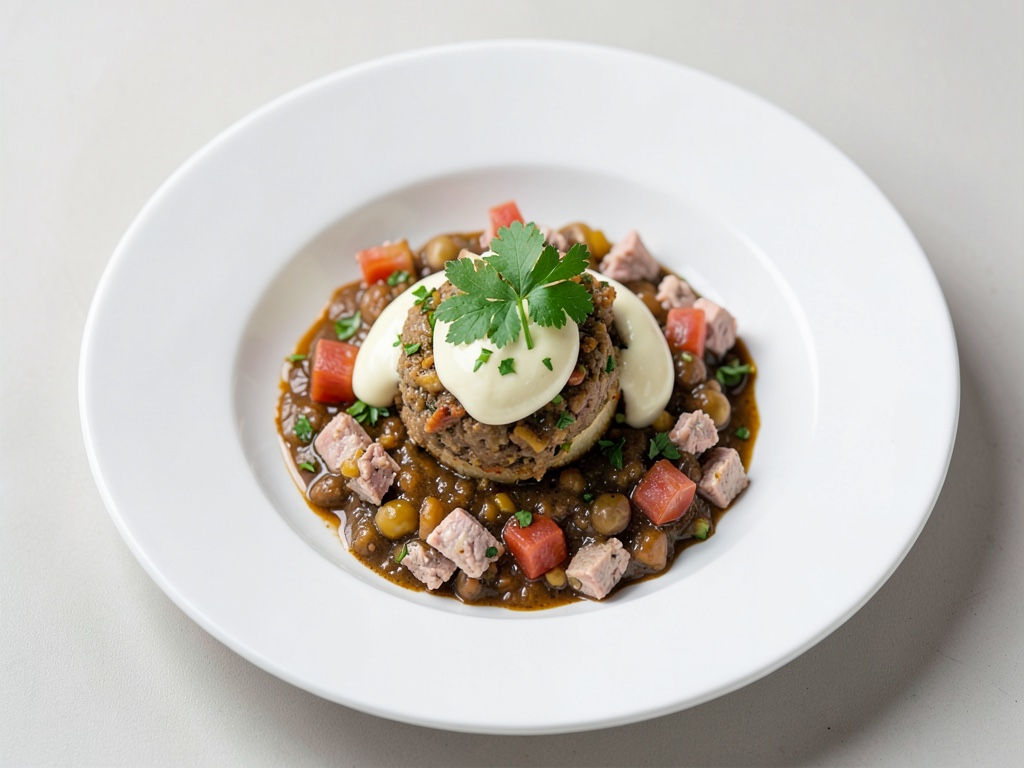 Klassische Nizza-Bowl mit bio-eiweißreichem Thunfisch und Senf-Mayonnaise