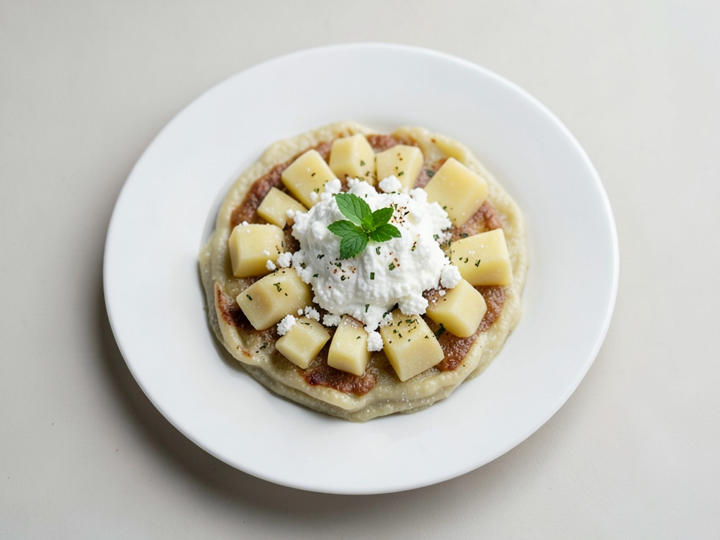 Klassische Pierogi mit Kartoffeln und Quark