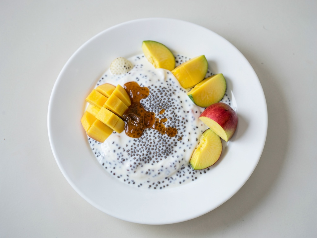 Chia-Pudding mit Kokosnuss