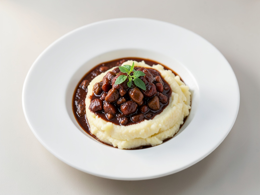 Coq-au-Vin-Bowl mit Kartoffelpüree