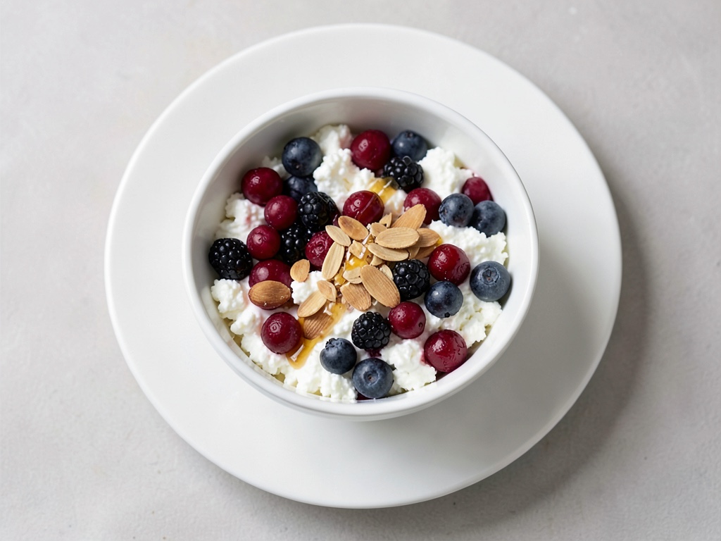 Cottage-Cheese-Bowl mit Beeren