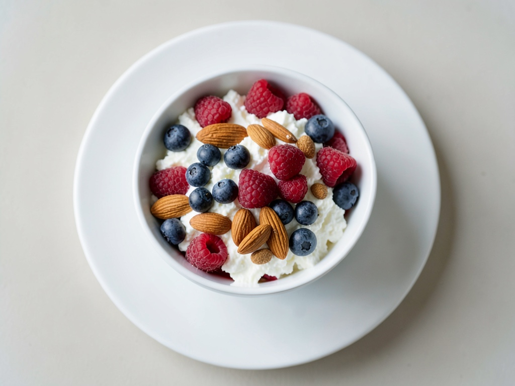 Cottage Cheese Bowl mit Beeren