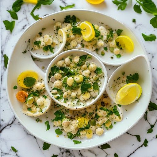 Insalata cremosa di ceci e avocado