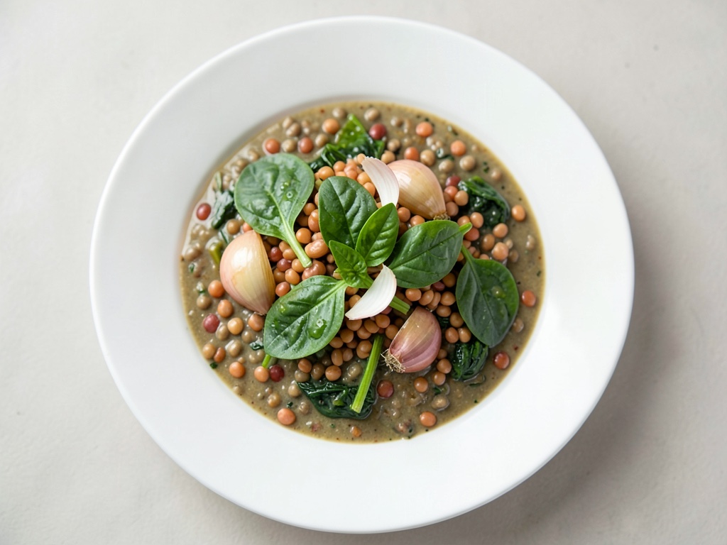 Creamy Lentil Spinach Stew
