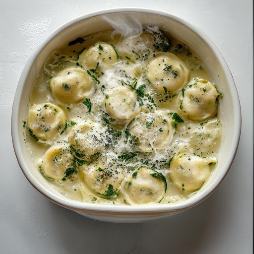 Cremige Spinat-Gnocchi mit Schmand