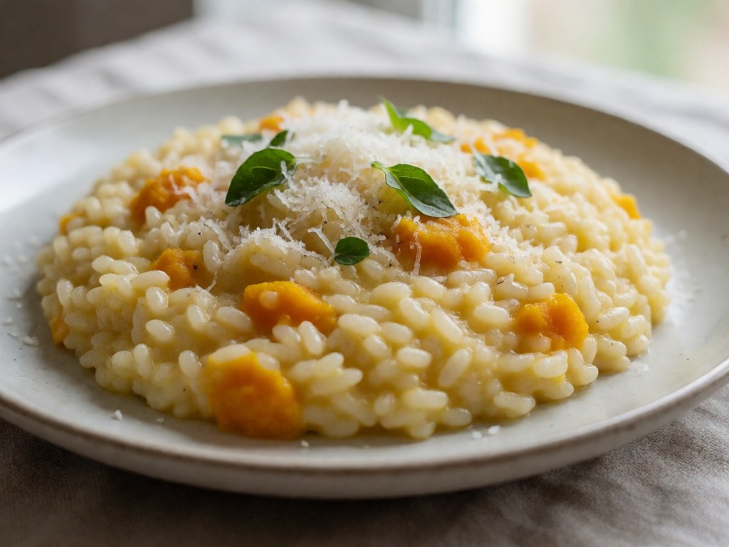 Cremiges Kürbis-Risotto