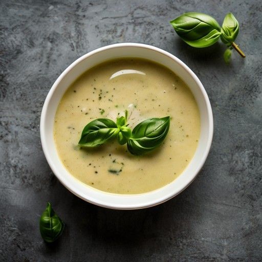 Sopa cremosa de calabacín toscana