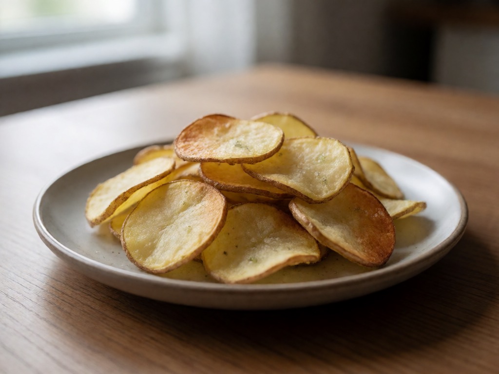 Knusprige Airfryer-Kartoffelchips