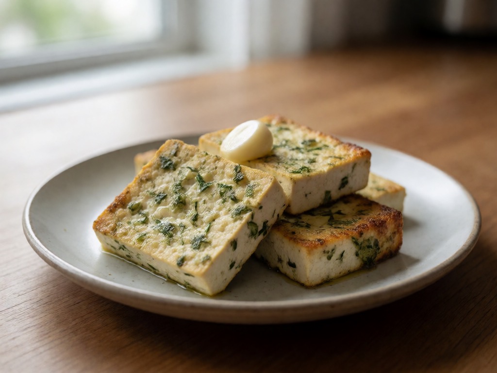 Knuspriger Airfryer-Tofu mit Kräutern