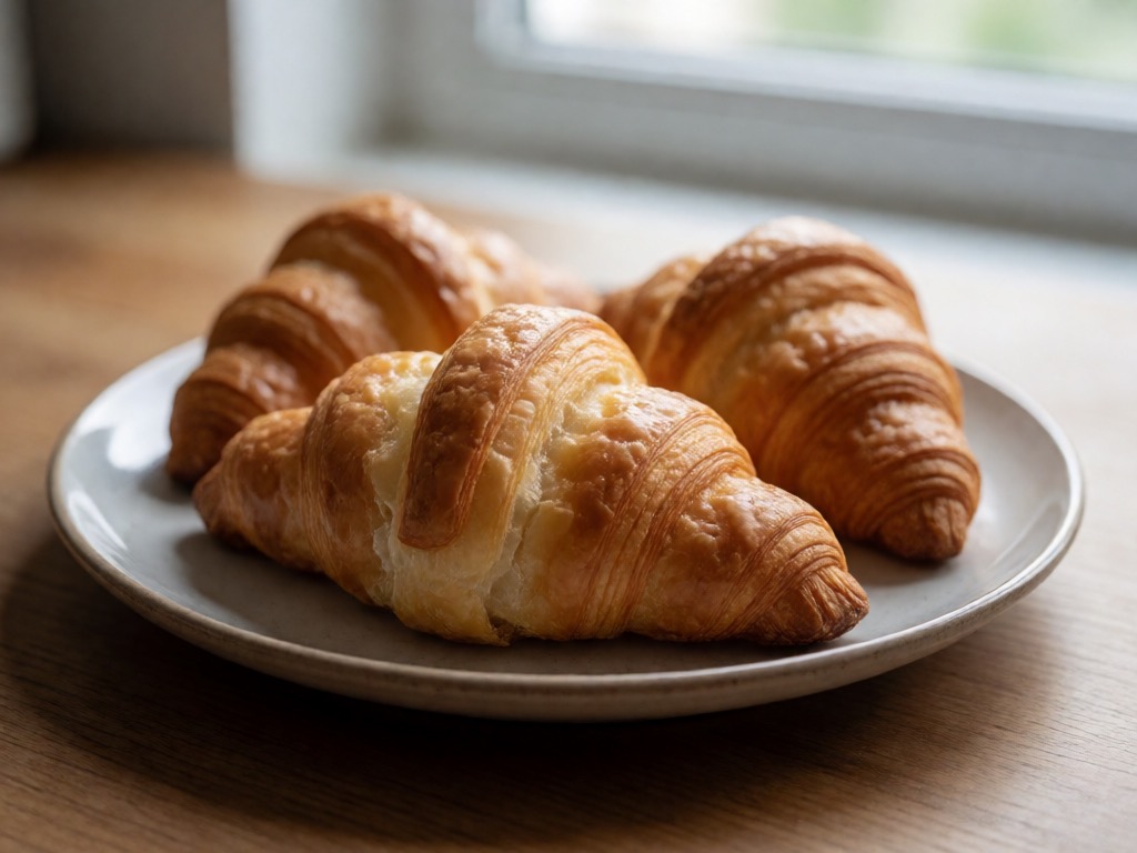 Knusprige Croissants in der Heißluftfritteuse