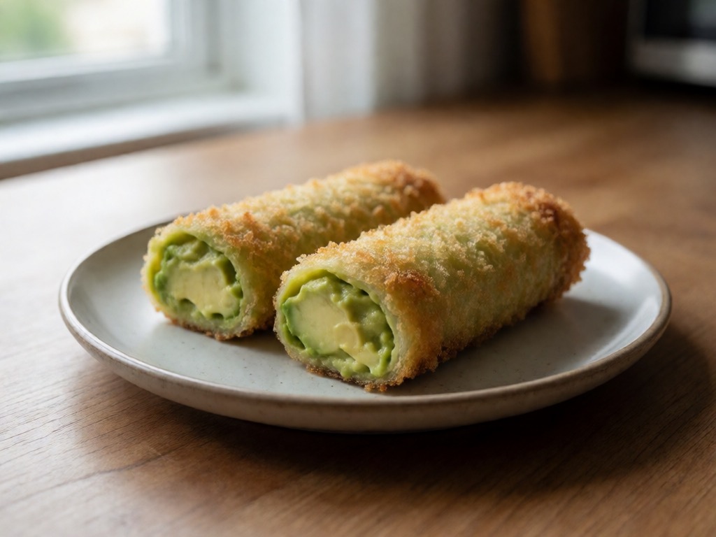 Knusprige Brötchen mit Avocado-Creme
