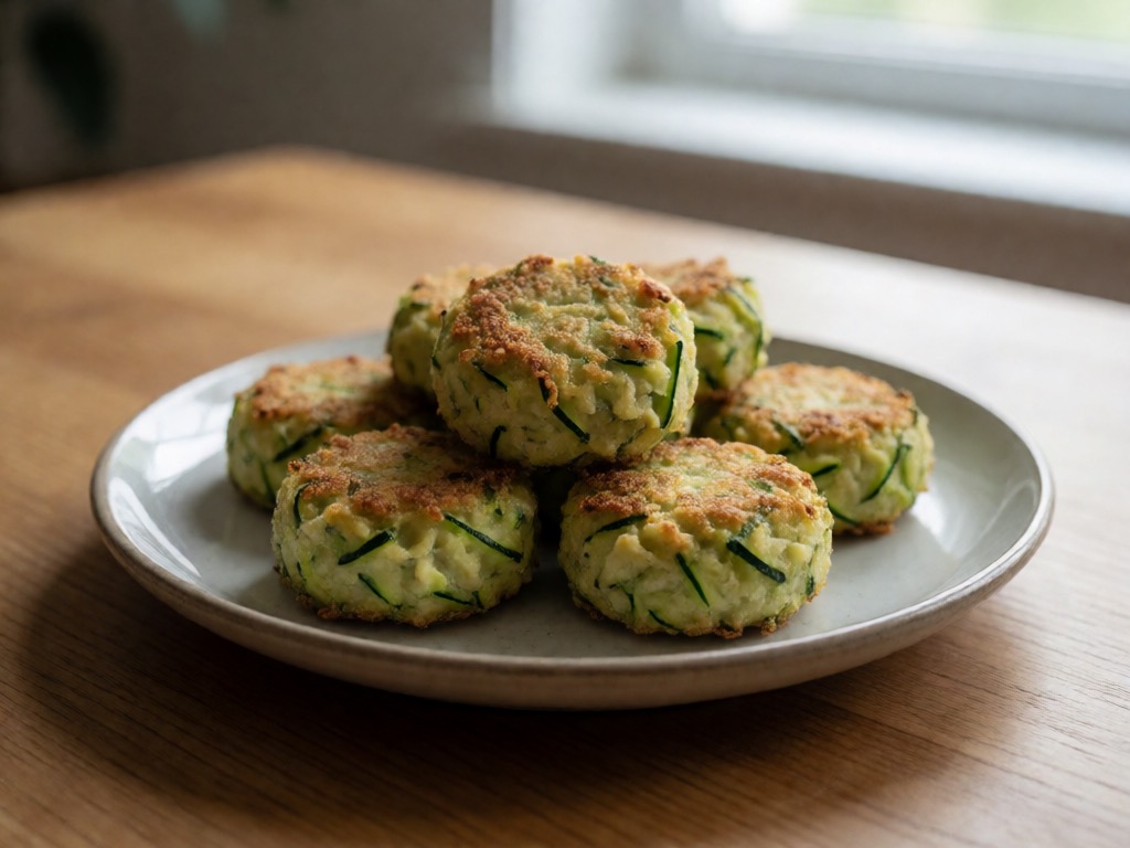 Knusprige Zucchiniballs in der Heißluftfritteuse