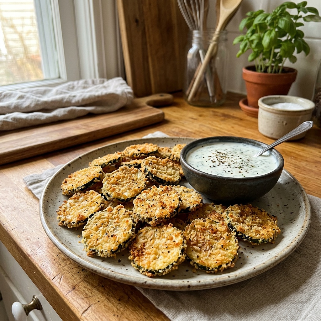 Knusprige Zucchini-Chips