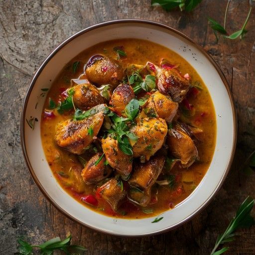 Doro Wat - Guiso etíope de pollo