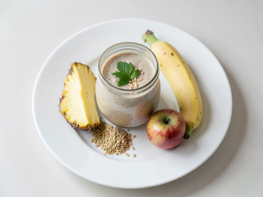 Fruchtiger Ananas-Apfel-Smoothie