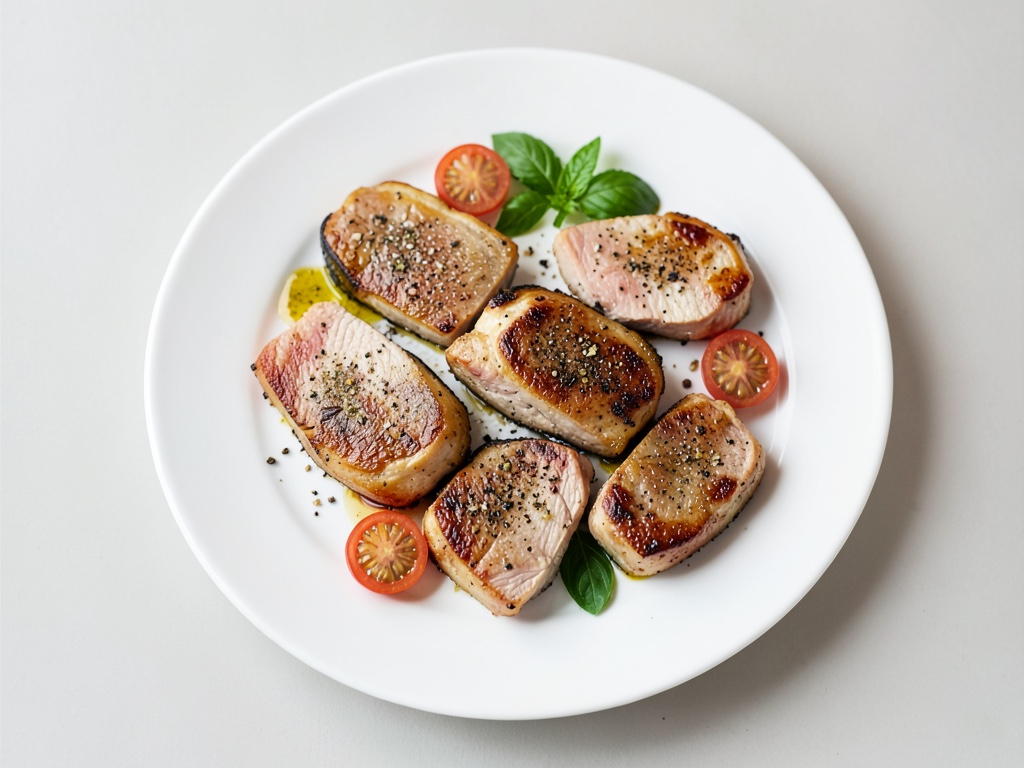 Poitrine de poulet avec vinaigrette citronnée antipasti