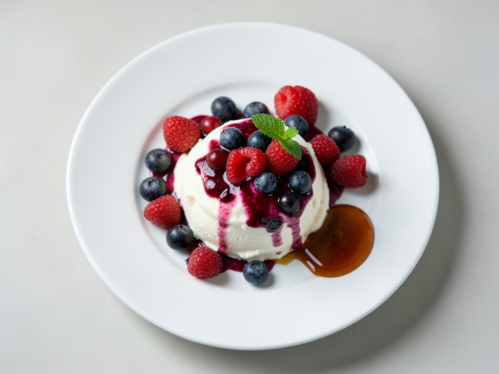 Fruchtiges Beeren-Joghurt-Eis am Stiel mit Aperino