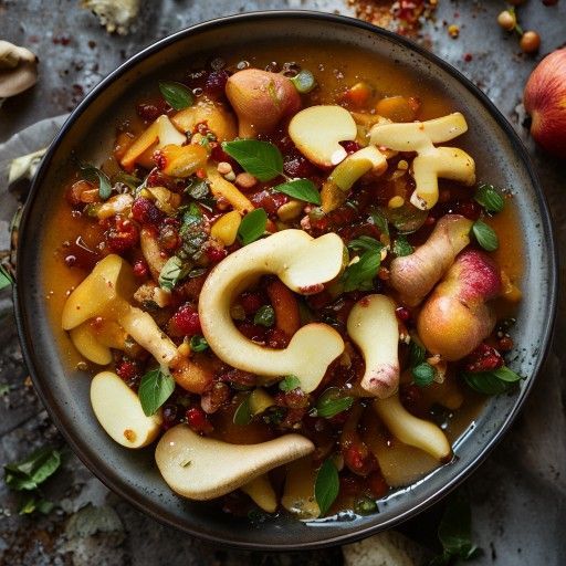 Fruchtig-scharfes Apfel-Chutney mit Ingwer