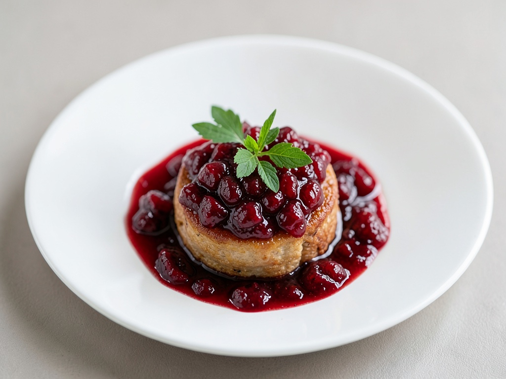 Marmellata fruttata di mele e mirtilli rossi
