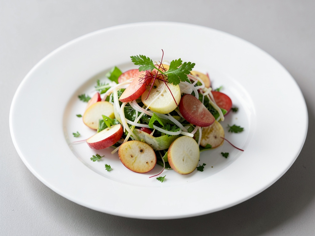 Insalata fresca di mela e finocchio