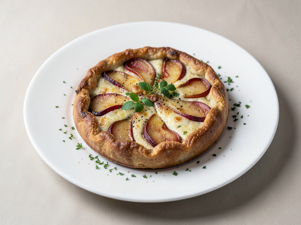 Unförmige Apfel-Tarte
