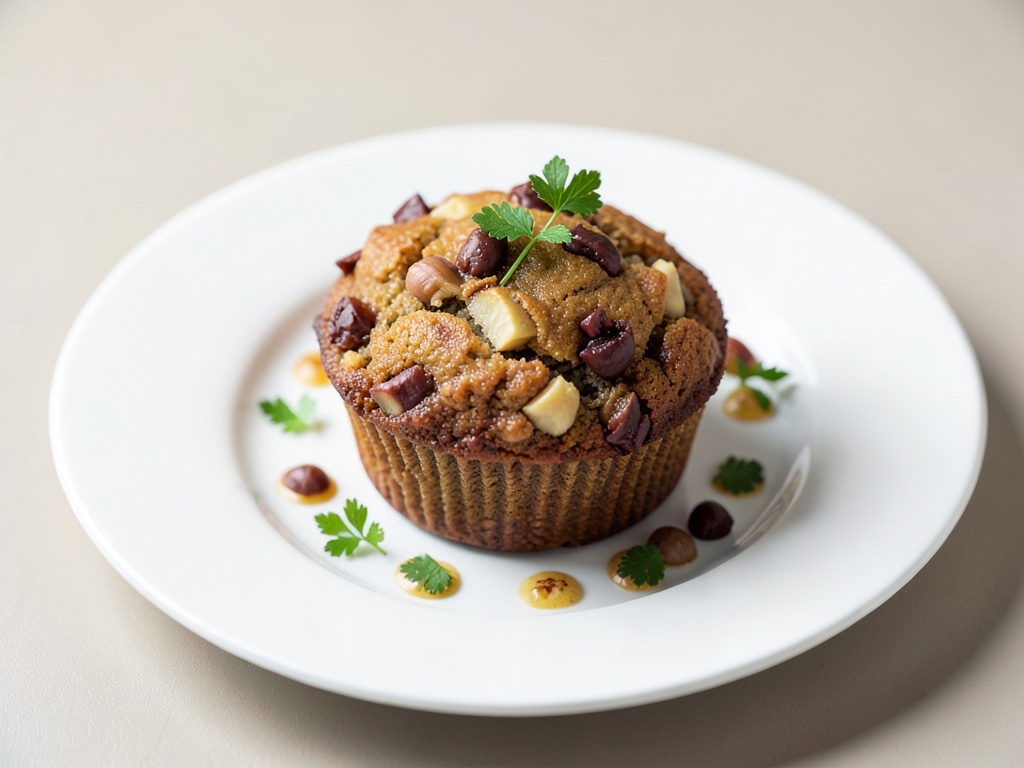 Knusprige Apfel-Haselnuss-Muffins
