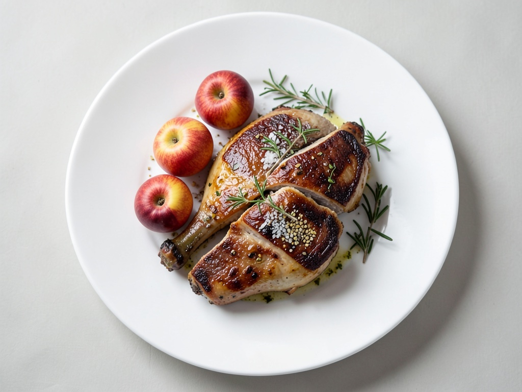 Petto di pollo con miele e albicocche