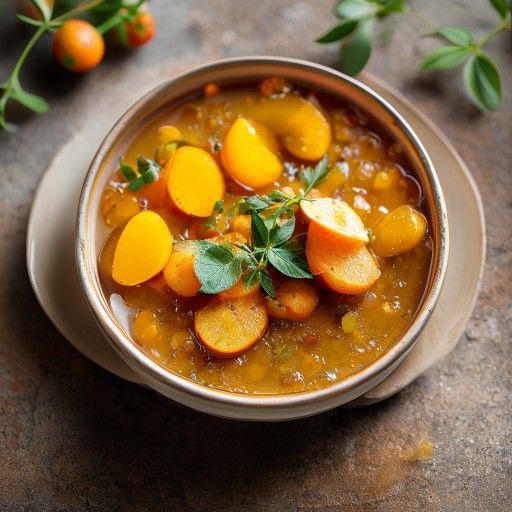 Confiture d'abricots au thym