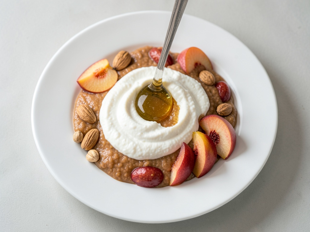 Dessert di yogurt alle albicocche