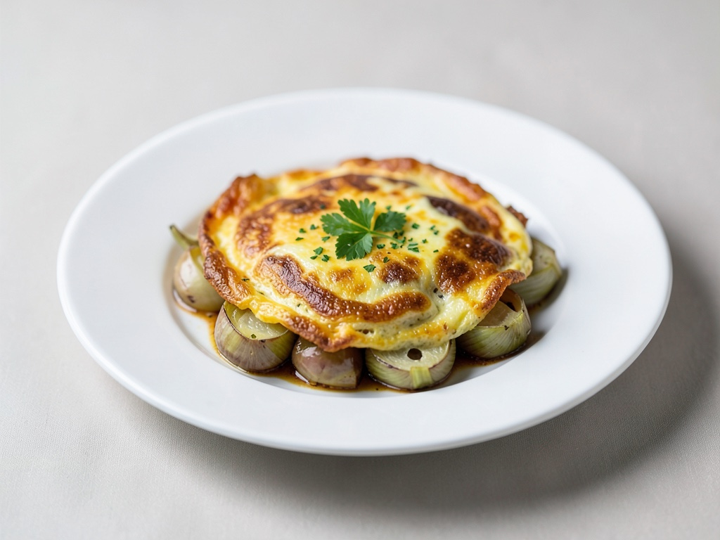 Tortilla española con alcachofas