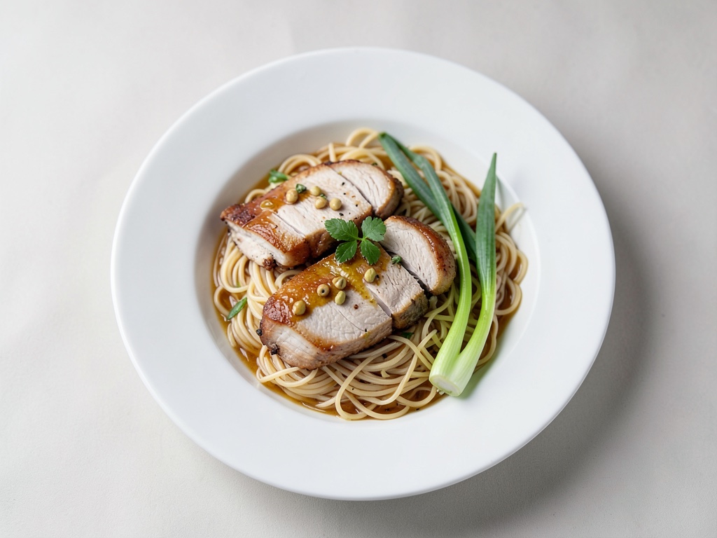 Ciotola di equilibrio asiatica di pollo