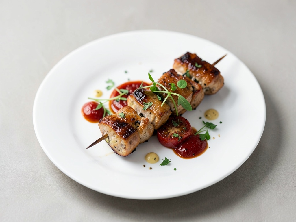 Spiedini di pollo asiatici