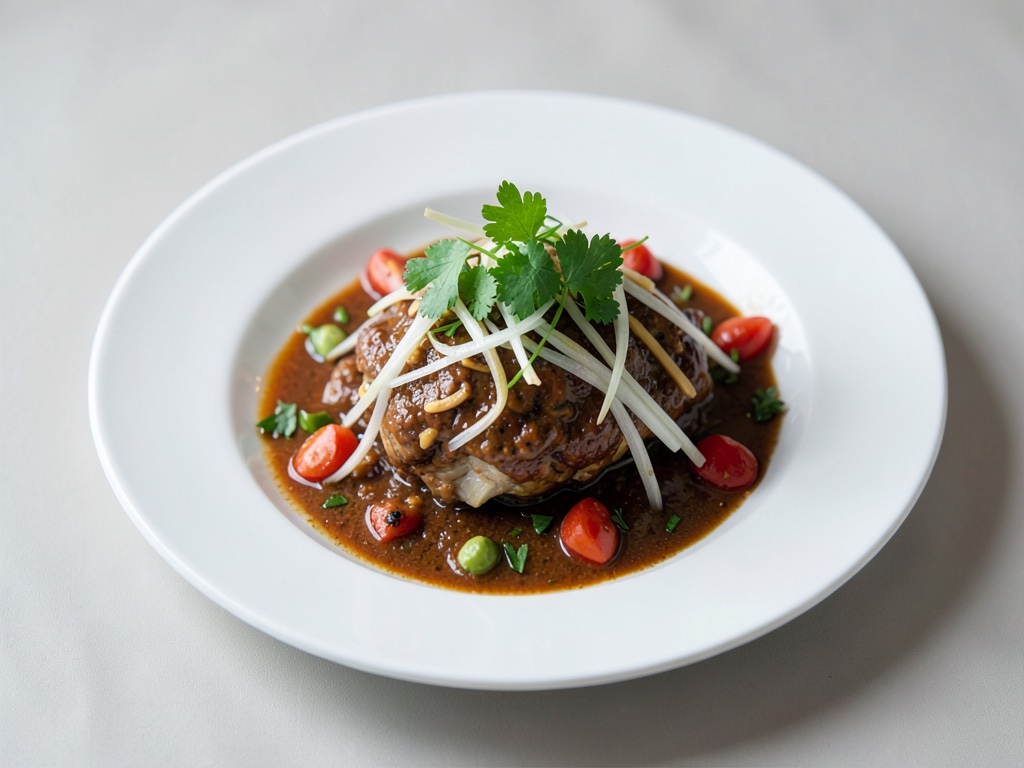 Salsa di soia e cipolline in stile asiatico