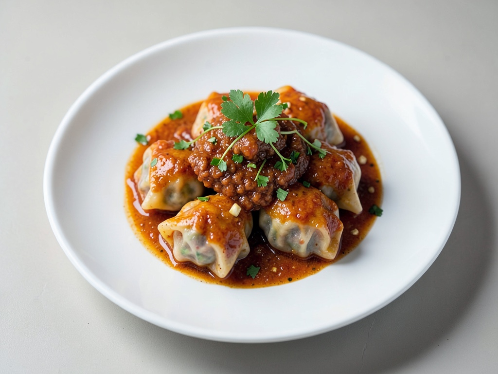Raviolis asiatiques épicés