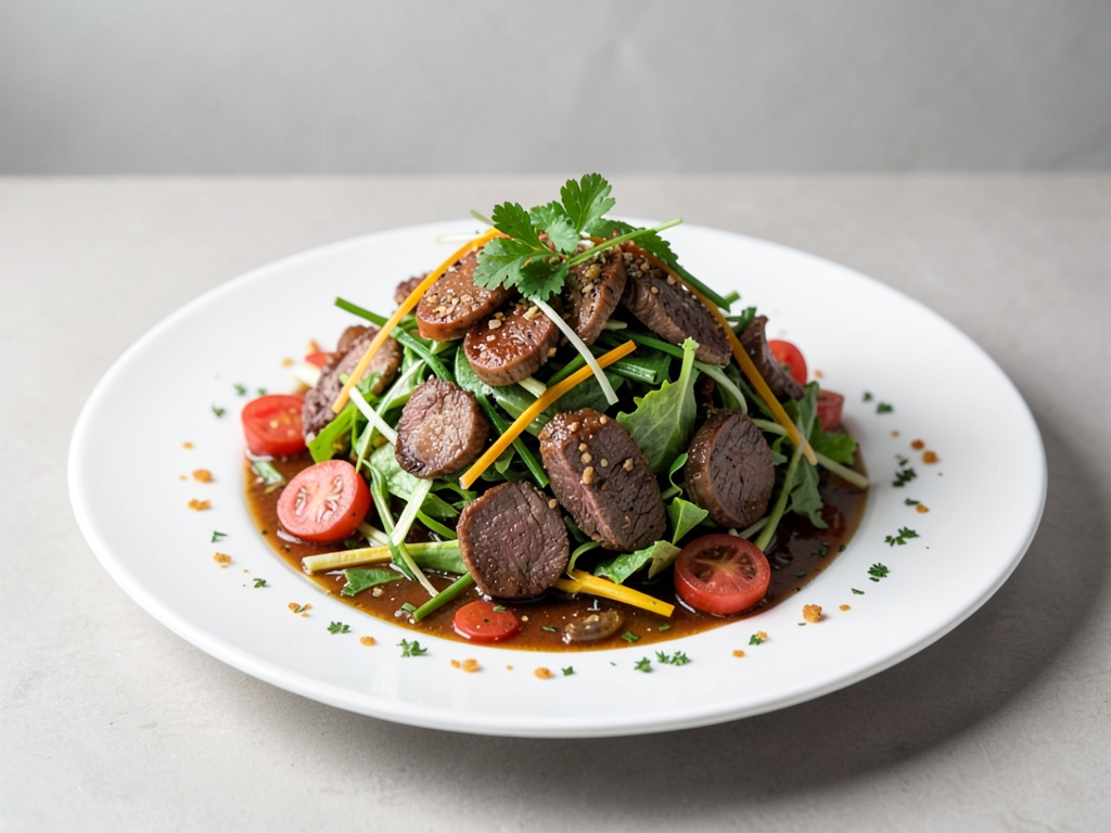 Insalata asiatica di manzo