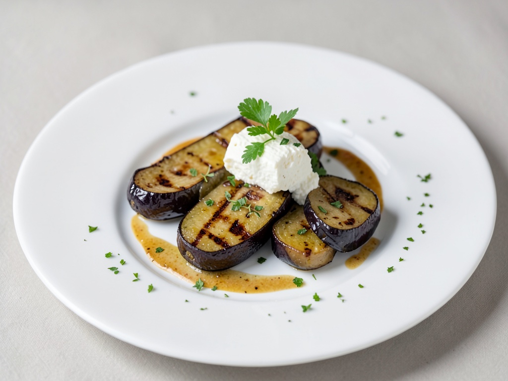 Melanzane alla griglia con formaggio di pecora